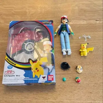 s.h.figuarts 지우(사토시) & 로켓단 & 리자몽 덤 포함