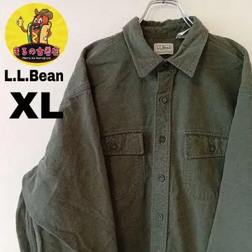 USA 구제 의류 L.L.Bean 플란넬 셔츠 XL 그린