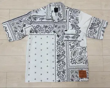 RVCA 루카 반팔 셔츠 페이즐리 무늬