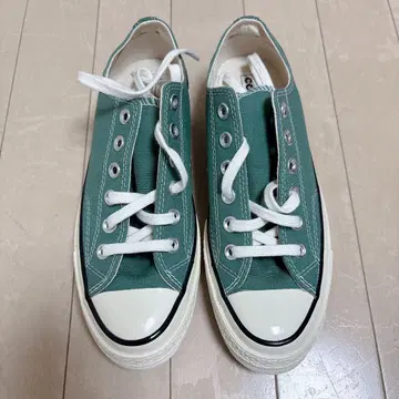 척테일러 CONVERSE 그린 캔버스 스니커즈