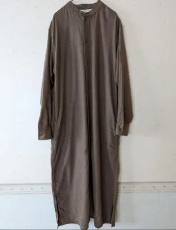 무인양품 플란넬 셔츠 원피스 프론트 오픈 XXS-XS