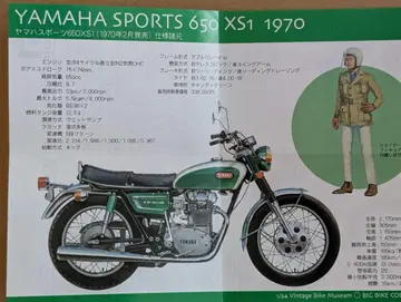 에프토이즈 빅 바이크 컬렉션 Yamaha Sports 650 XS1