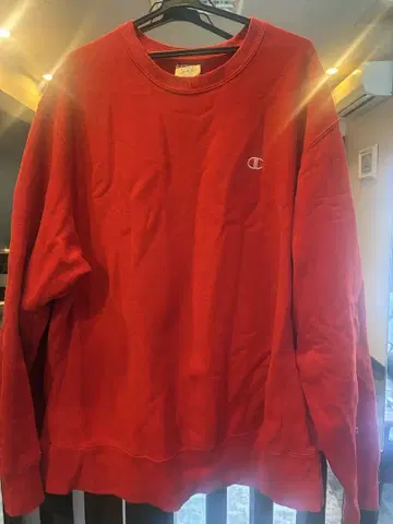 Champion Reverse Weave 트레이닝복 레드 XL