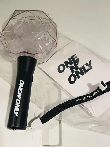 ONE N ONLY 응원봉 투명 블랙