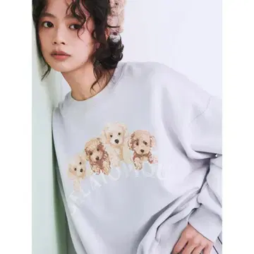 gelato pique 젤라또피케 토이 푸들 쭈리 풀오버 블루