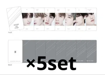 BTS BEYOND THE STORY 특전 포토 카드 8장 x 5세트