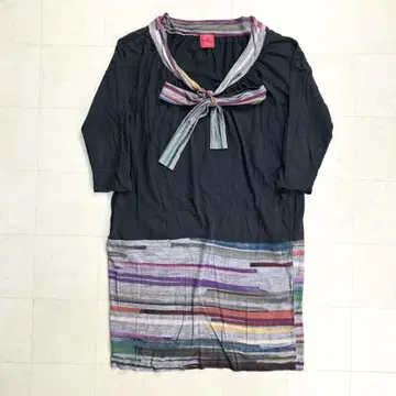 Paul Smith 폴스미스 리본 옷깃 7부 기장 원피스 JH-116