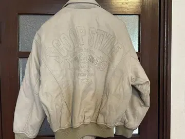 주말 세일 11/24까지 [ Scoop ] 레더 봄버 자켓