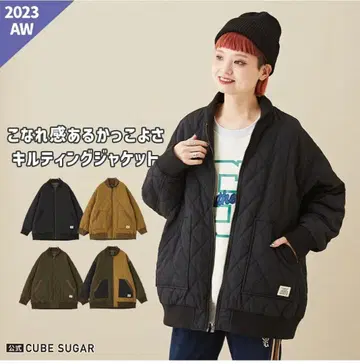 CUBESUGAR 퀼팅 자켓