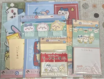 치이카와 (먼작귀) 제일복권 스테이셔너리 5종 컴플리트