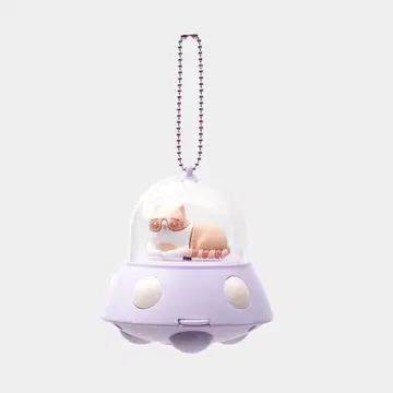 계속 한밤중이면 좋을 텐데 UFO 프로젝터 키체인 쇼가스 완판템