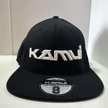 KAMUI 플랫 비전 캡 블랙