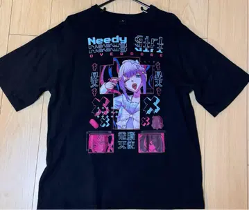 초텐짱 NEEDY GIRL OVER DOS 티셔츠 승천 T