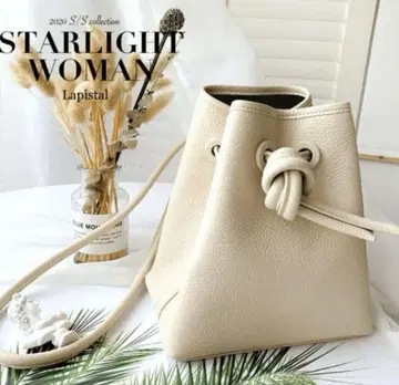 Lapistal 소가죽 복조리 백