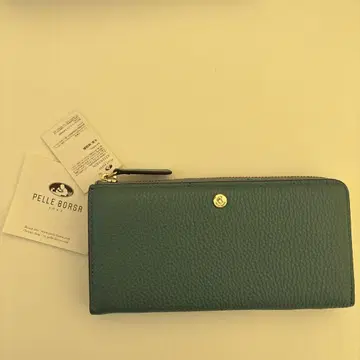 PELLE BORSA 그린 장지갑