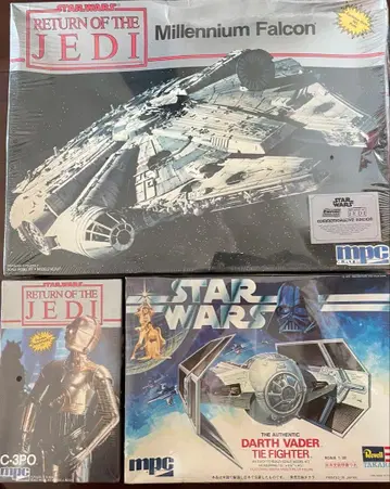 스타 워즈 mpc제 프라모델 3종 세트