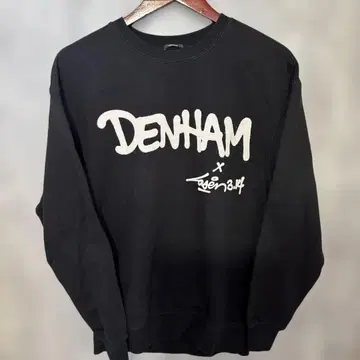 DENHAM 블랙 트레이닝복 덴함 맨투맨
