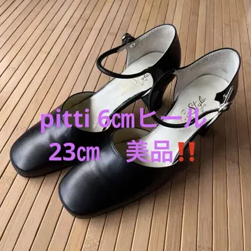 pitti 펌프스 6cm 힐 23cm 새상품급 블랙