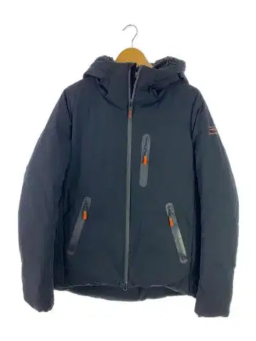 TIGORA BEAMS DESIGN 후드 부착 다운 자켓 네이비