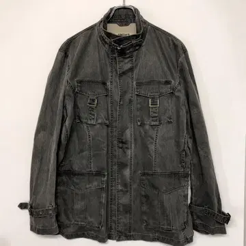 SMITH'S AMERICAN 구제 데님 밀리터리 필드 자켓