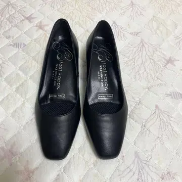 미사용 WASHINGTON 펌프스 블랙 21cm 우천 겸용