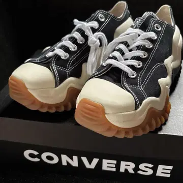 CONVERSE 유니크 디자인 스니커즈 24.5 한국 한정판 통굽 신발