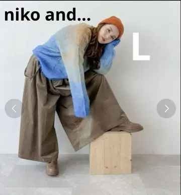 니코앤드 nikoand 미진 코듀로이 볼륨 팬츠 모드 노코어 L
