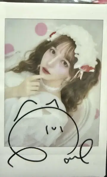 하야세 노엘 온 특전 사인 폴라로이드