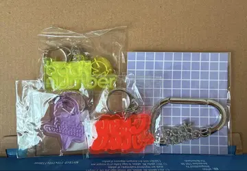 back number 카라비너 키링