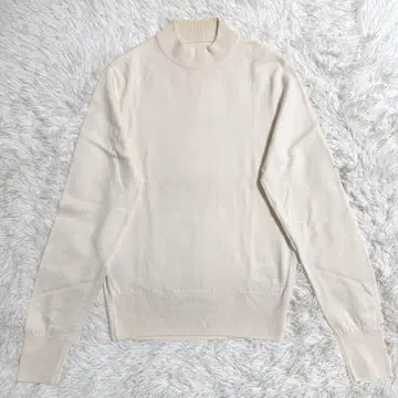 JOHN SMEDLEY 존스메들리 모크넥 니트 아이보리 S