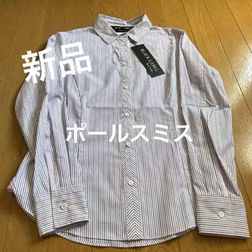 택 포함 새상품 BLACK LABEL 폴스미스 스트라이프 긴팔 셔츠