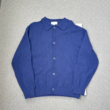 SHIRTER LOGO PATTERN POLO CARDIGAN