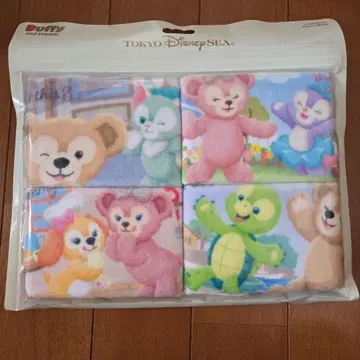 [ 새상품 ] 더피 & 프렌즈 Say cheese! 미니 타월 세이 치즈