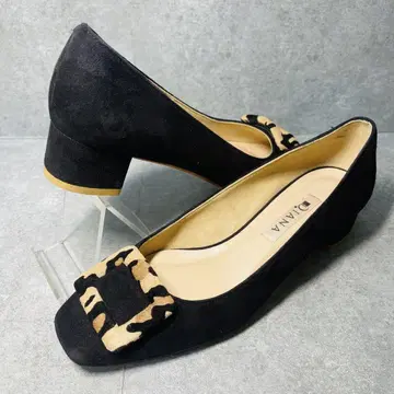 [컨디션 최상] DIANA 버클 펌프스 힐 23cm 블랙