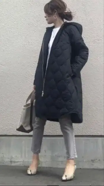 엠마 테일러 다운 코트 3way 퀼팅 코트