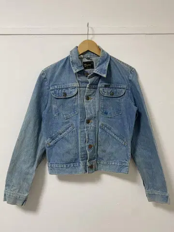 70s Wrangler 데님 자켓 라이트 블루