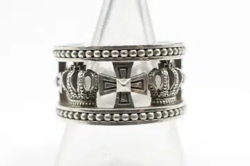 새상품급 11호 저스틴 데이비스 크로스 크라운 반지 SRJ175