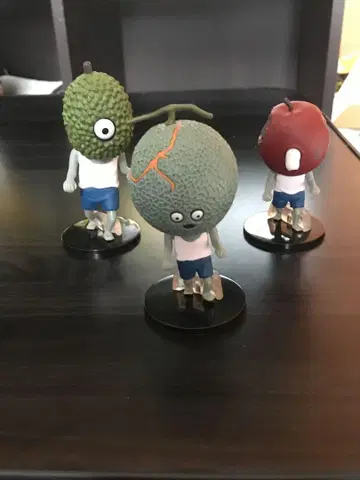 할로윈 후르츠 몬스터 피규어 3체 세트