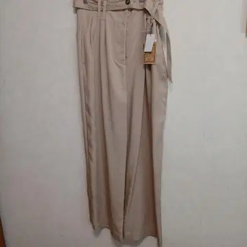 비어즐리 와이드 턱 팬츠