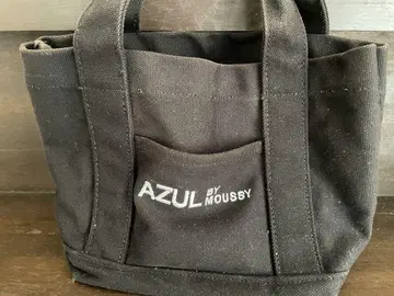 AZUL by MOUSSY 블랙 토트백