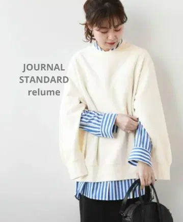JOURNAL STANDARD relume 팔 슬릿 맨투맨