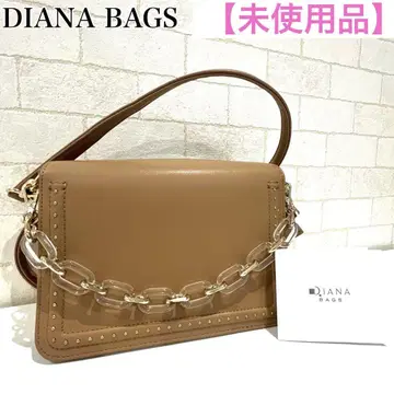 [ 미사용품 ] DIANA BAGS 숄더 핸드 2WAY 백 베이지