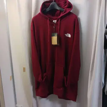 THE NORTH FACE 버건디 후드티