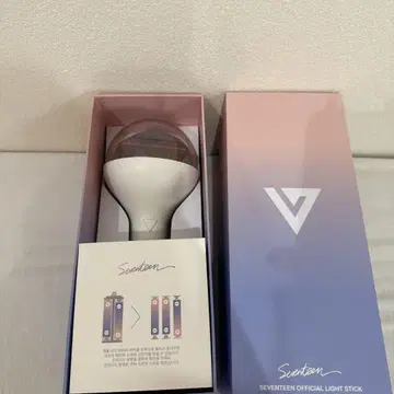 SEVENTEEN 공식 응원봉 VER1 배터리 부속 있음