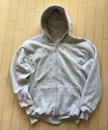 PLUMA 지퍼 후드티 안쪽 써멀 알루미늄 지퍼