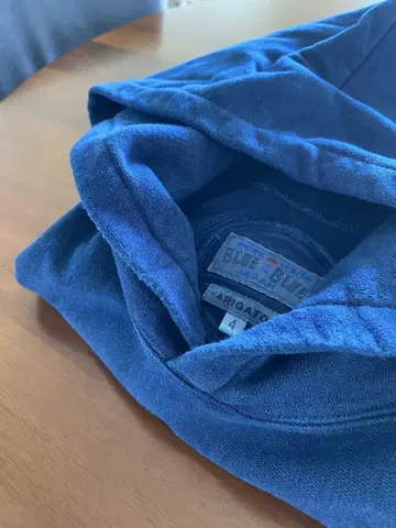 BLUE BLUE 인디고 네이비 나염 파커 후디