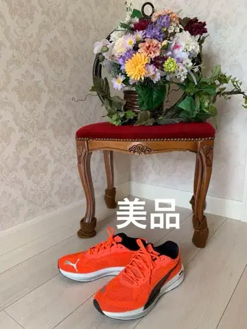 PUMA NITRO 오렌지 러닝화 25.5cm