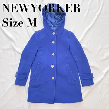 [고품질] NEWYORKER 뉴요커 후드 부착 울 코트 사이즈 M