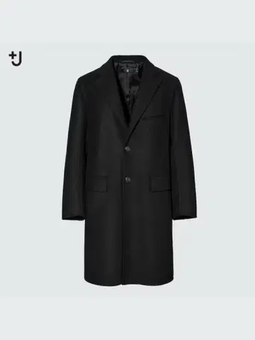새상품급 UNIQLO 유니클로 +j 플러스 제이 울 블렌드 체스터 코트