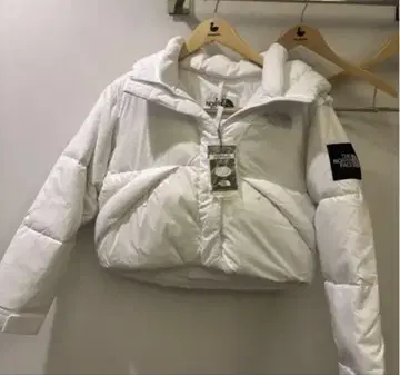 THE NORTH FACE 화이트 다운 자켓 화이트 라벨 새상품